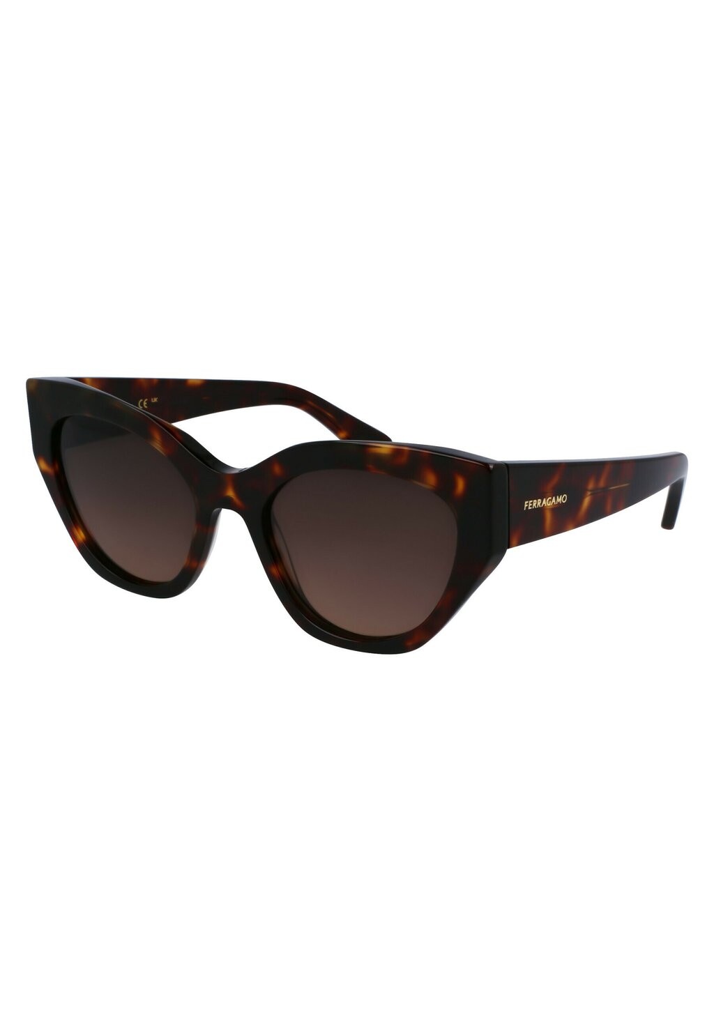 

Солнцезащитные очки Salvatore FERRAGAMO, цвет dark tortoise