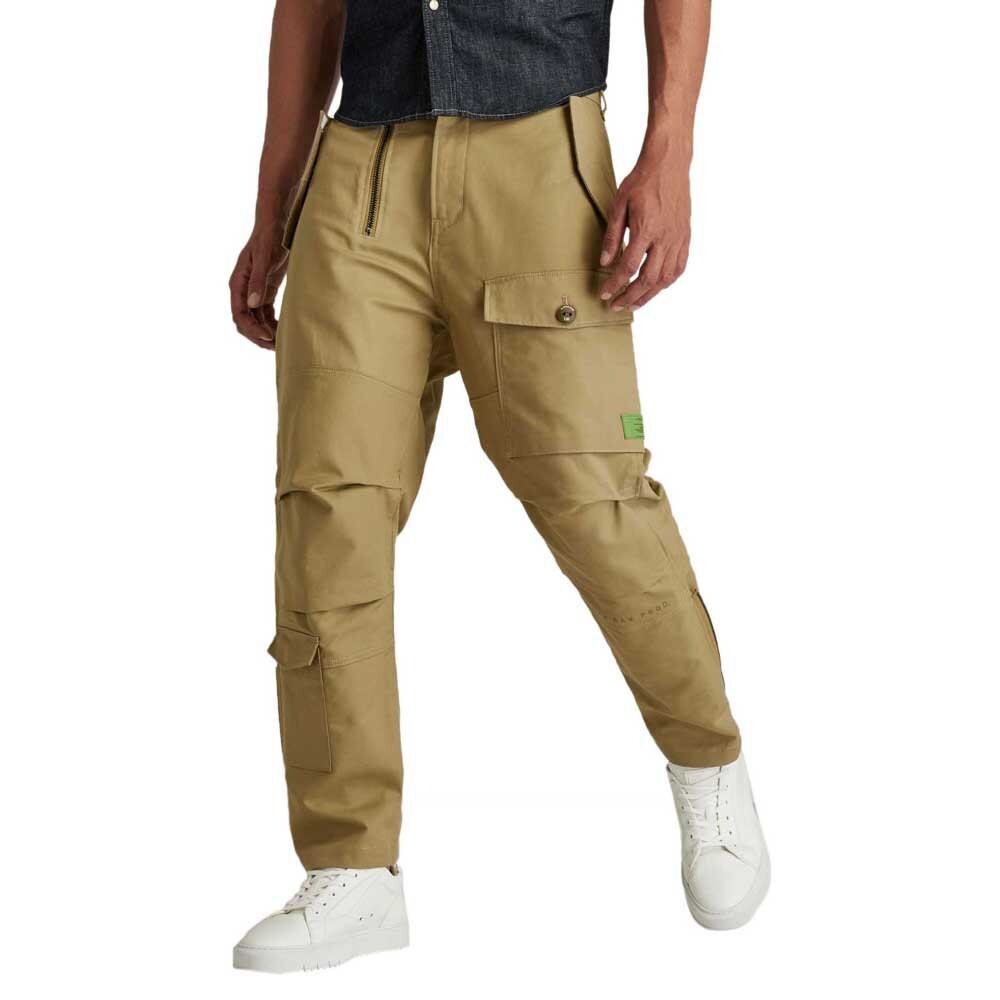 

Брюки G-Star Zippy Relaxed Tapered Cargo, коричневый
