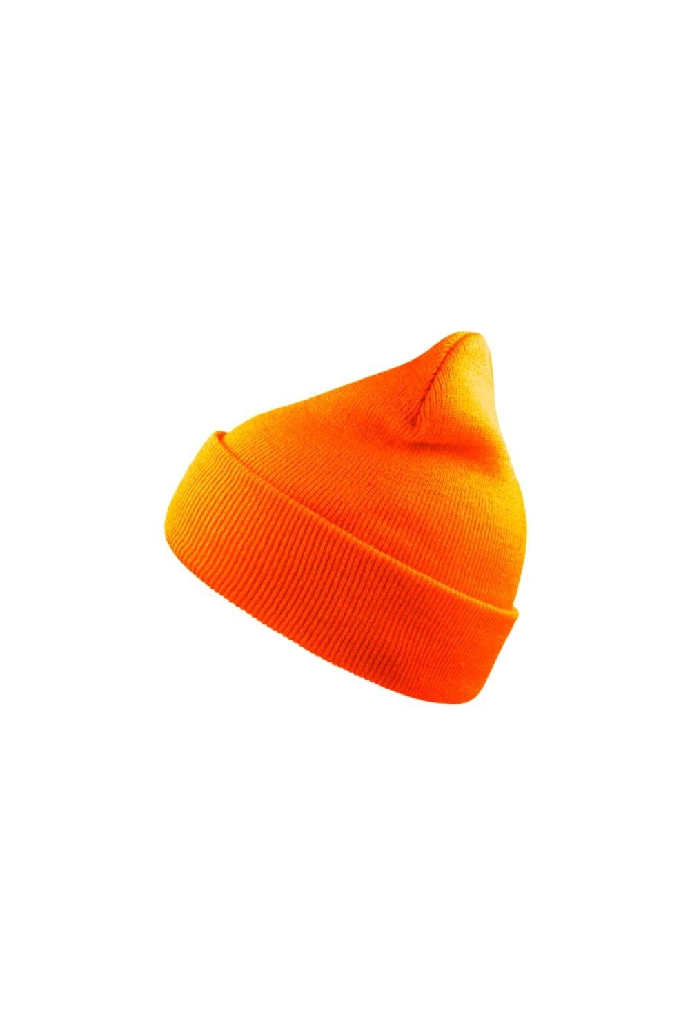 Двойная шапка Wind с отворотом Atlantis, оранжевый бриджи с подворотом 42 размер
