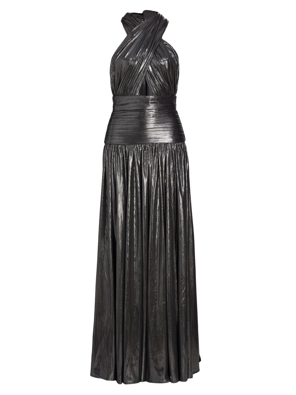 Платье Florence с эффектом металлик и вырезом халтер Bronx and Banco