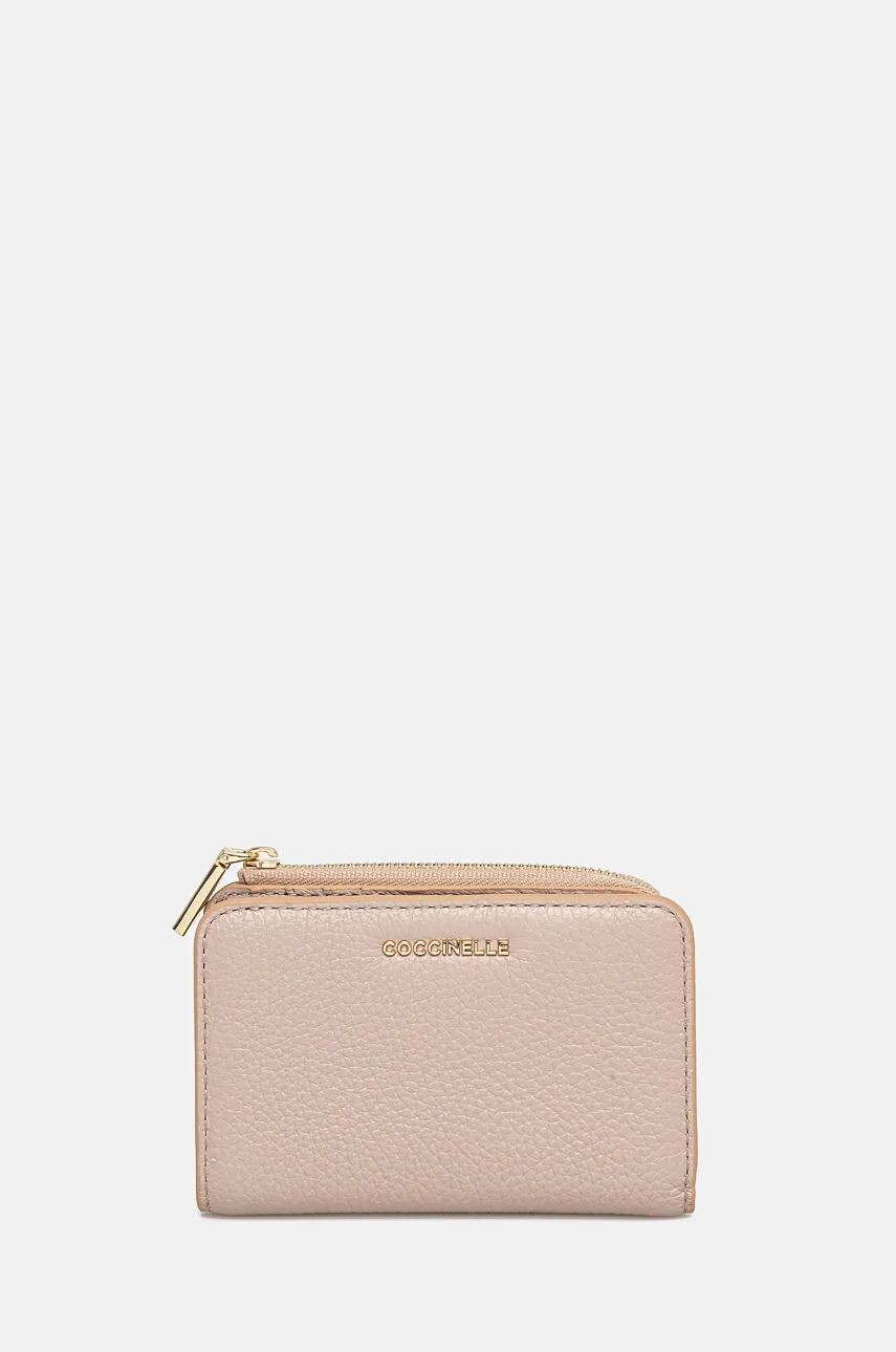 

Кожаный кошелек Coccinelle METALLIC SOFT, розовый
