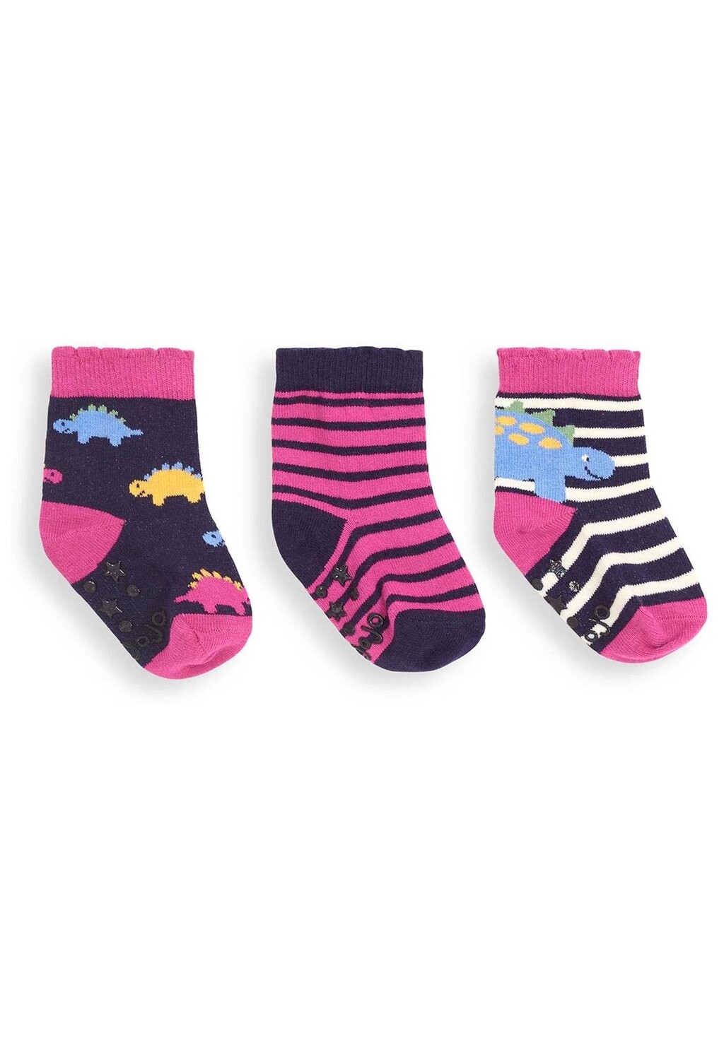 Носки 3-Pack Dino JoJo Maman Bébé, цвет navy