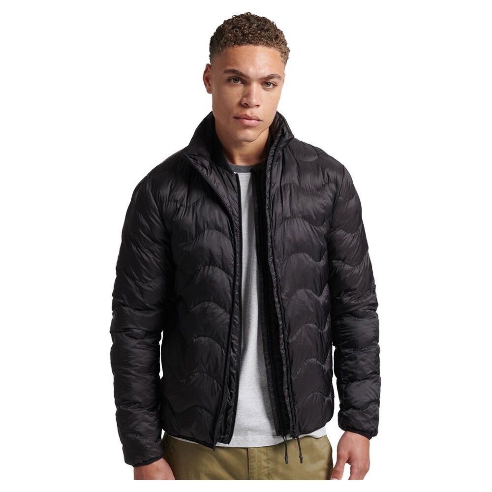 

Куртка Superdry Vintage Non Hooded Mid Layer, черный