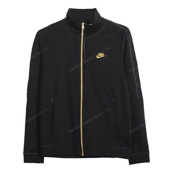 Куртка Nike NSW Tracksuit jacket 'Black', черный цена и фото