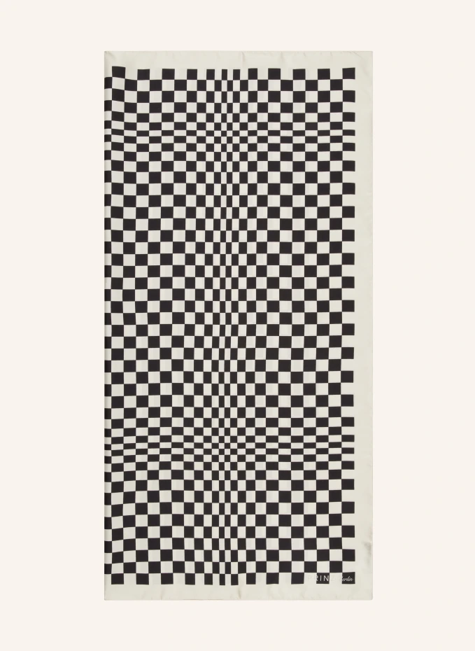 Шелковый шарф иллюзия Prinz Berlin, черный