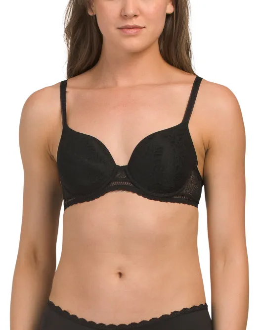 

Бюстгальтер с глубоким вырезом Comete 3d Simone Perele, черный