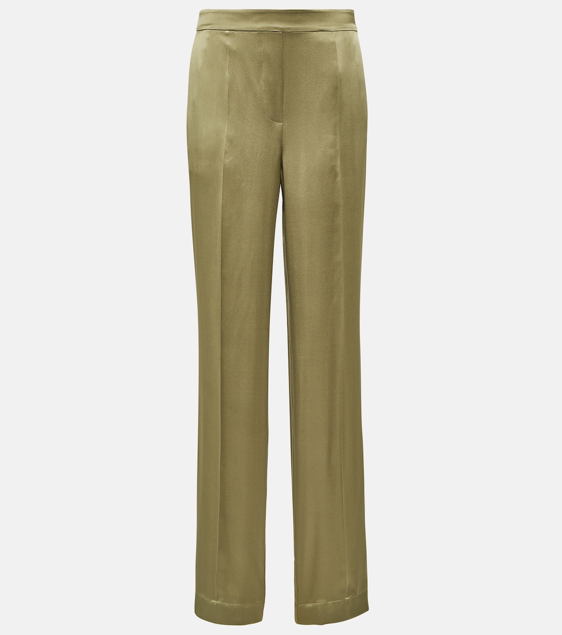 Прямые брюки tova из шелкового атласа Joseph, зеленый жакет joubert из шелкового атласа joseph бежевый