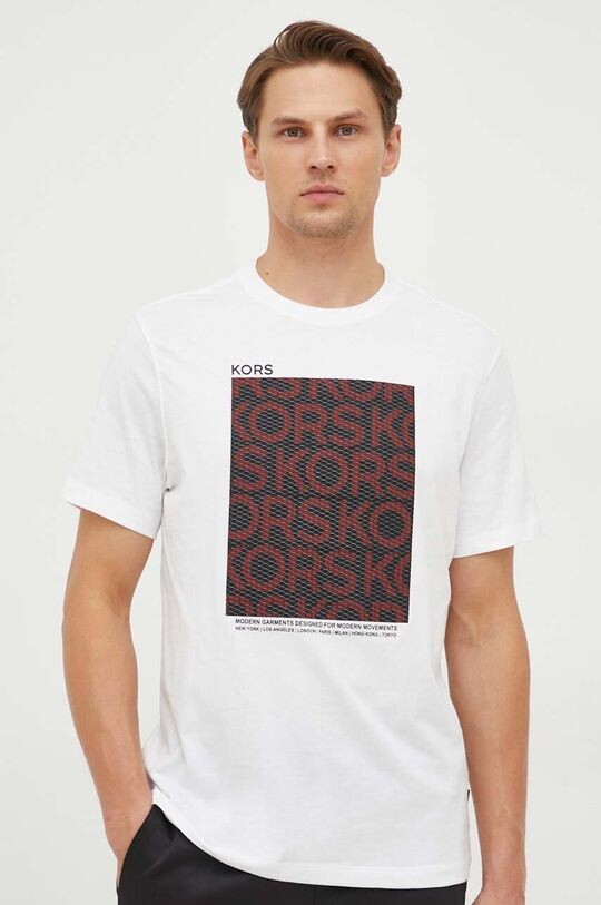

Хлопковая футболка Michael Kors, белый