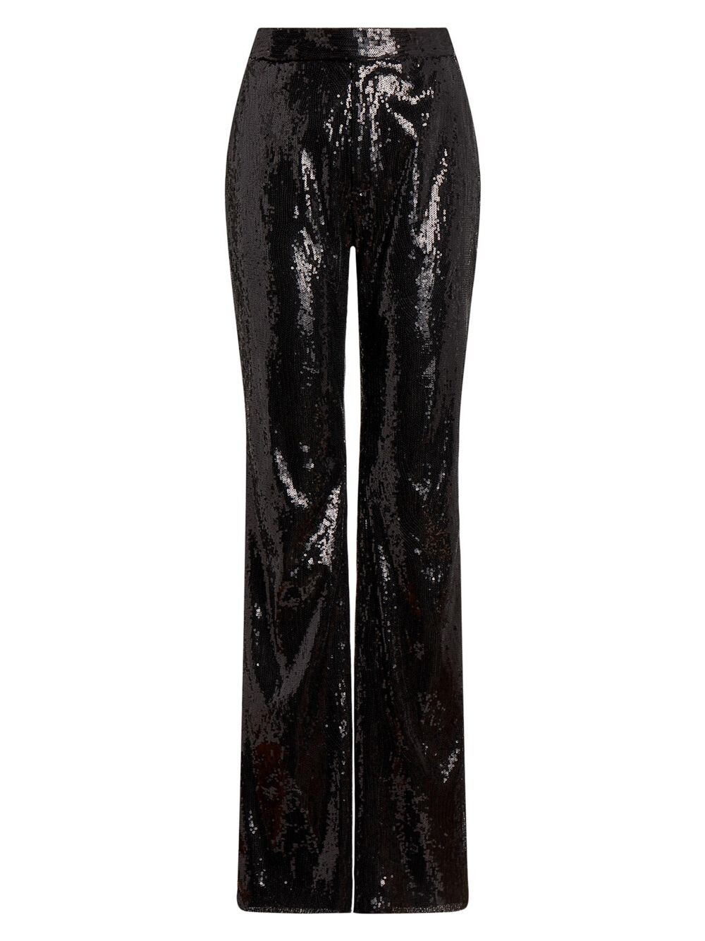 

Брюки прямого кроя с пайетками Ralph Lauren Collection, черный