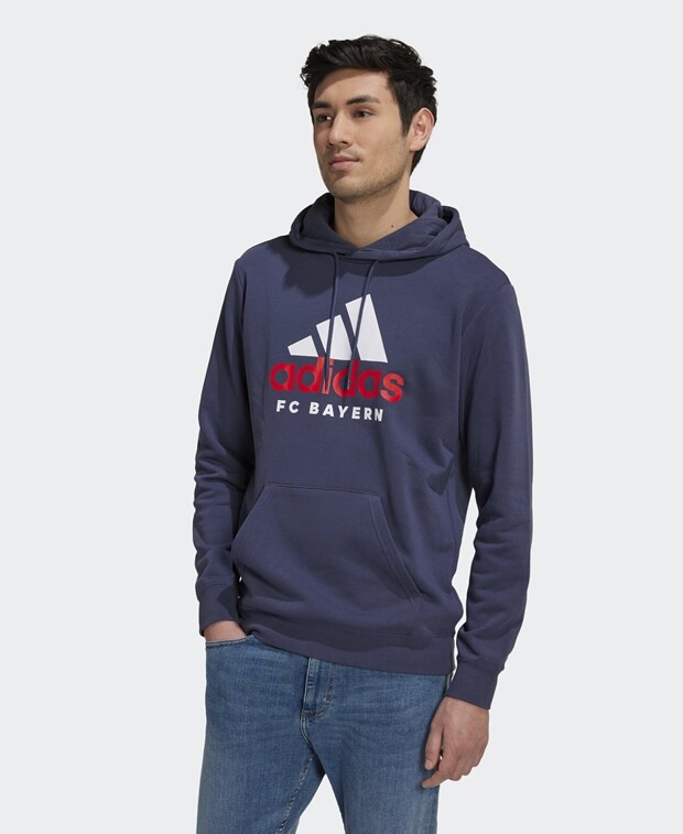 

Толстовка с капюшоном adidas, синий