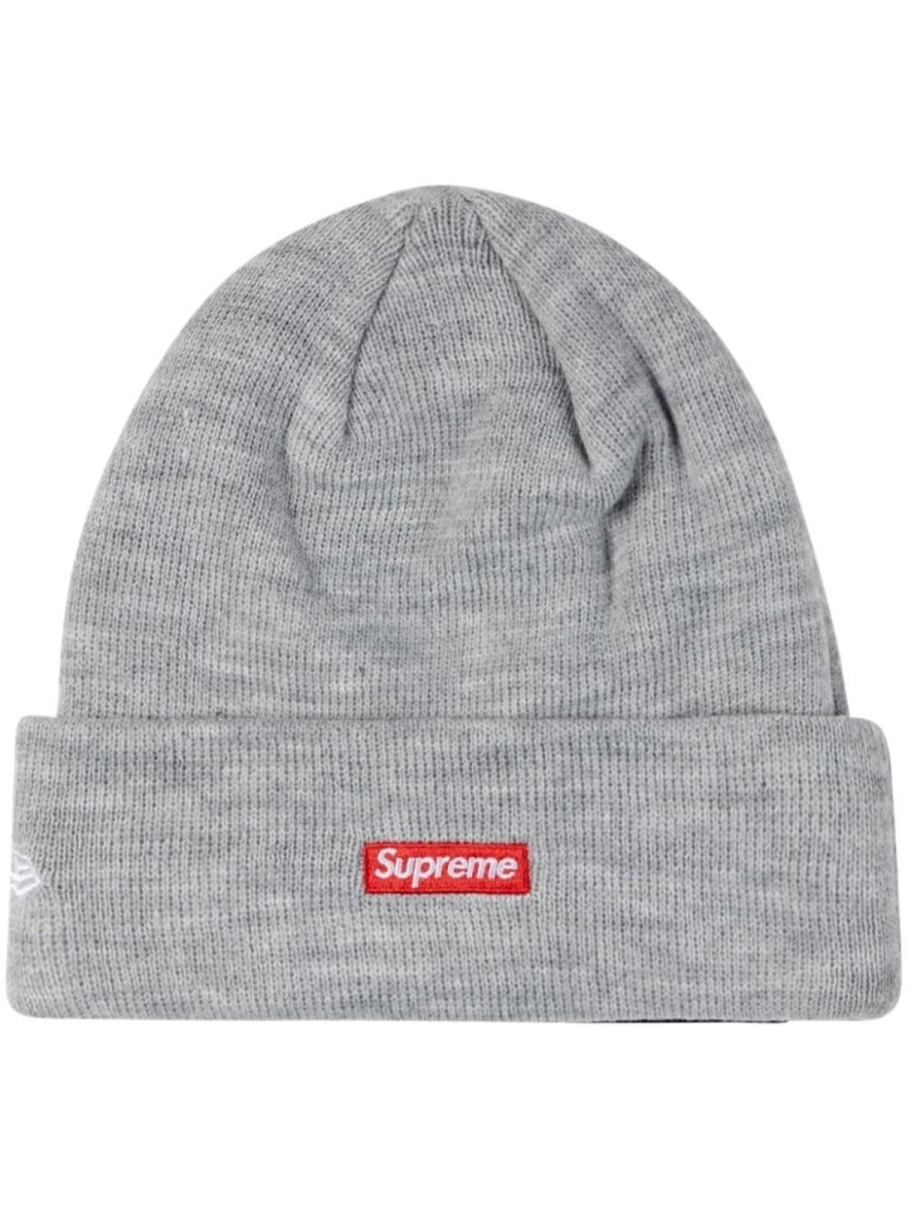 

Supreme шапка бини S Logo из коллаборации с New Era, серый