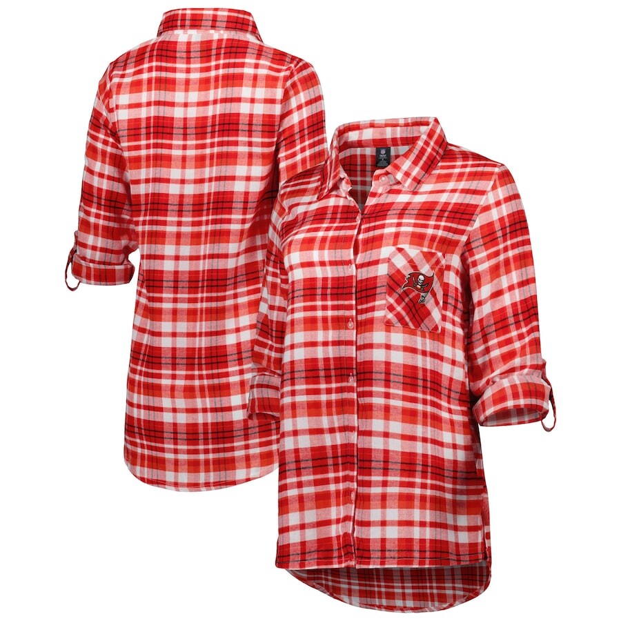 

Ночная рубашка Concepts Sport Tampa Bay Buccaneers, красный