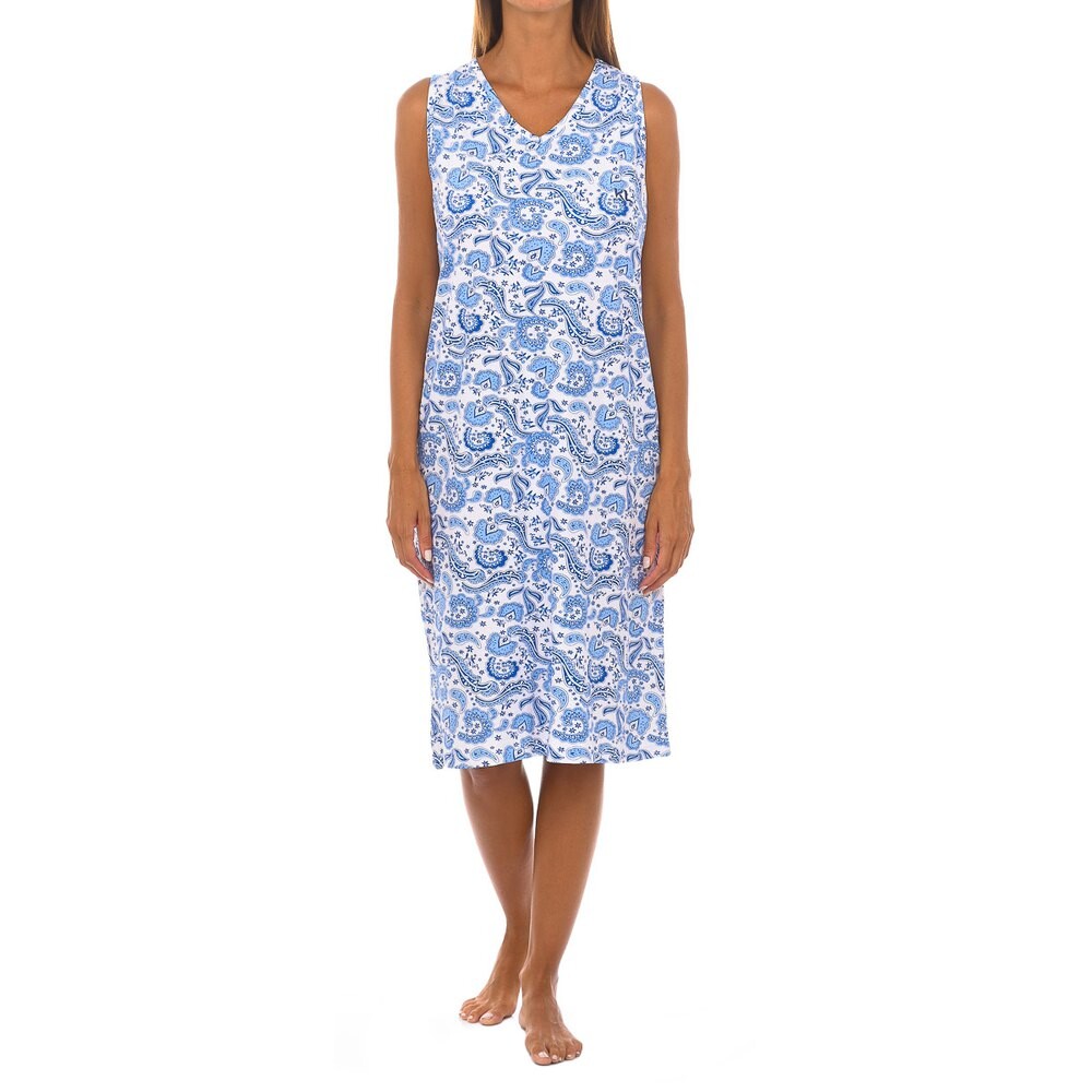 

Пижама Kisses&love Drawing Blue Dress Sleeveless, разноцветный