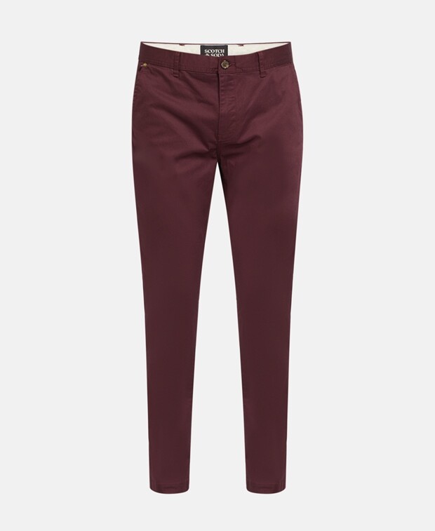 

Органик брюки чинос Scotch & Soda, темно-красный