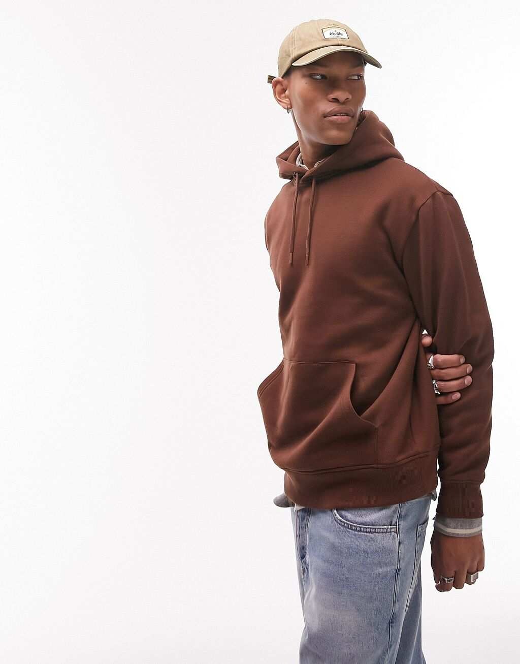 

Коричневое худи Topman, Коричневый