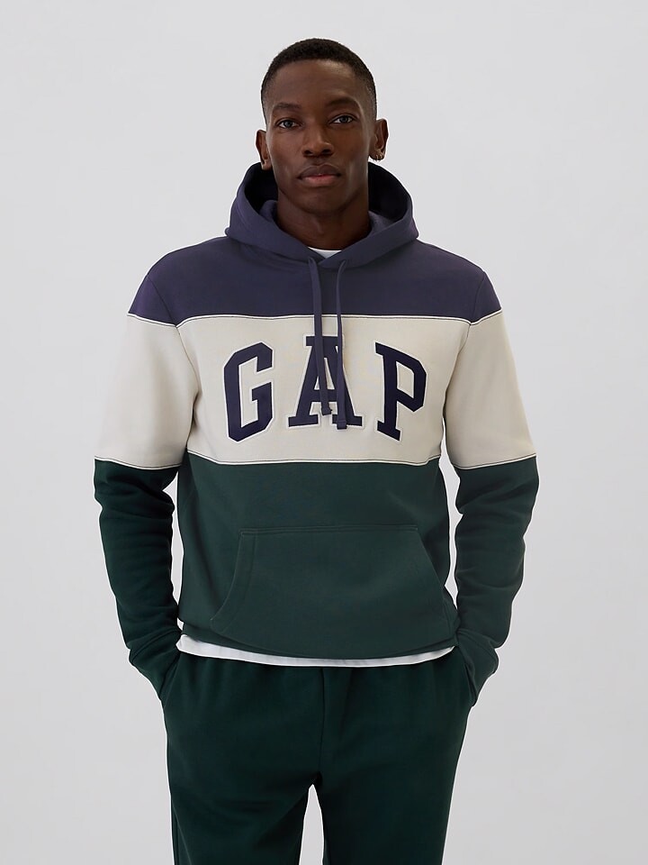 

Худи GAP, цвет grün/creme/dunkelblau