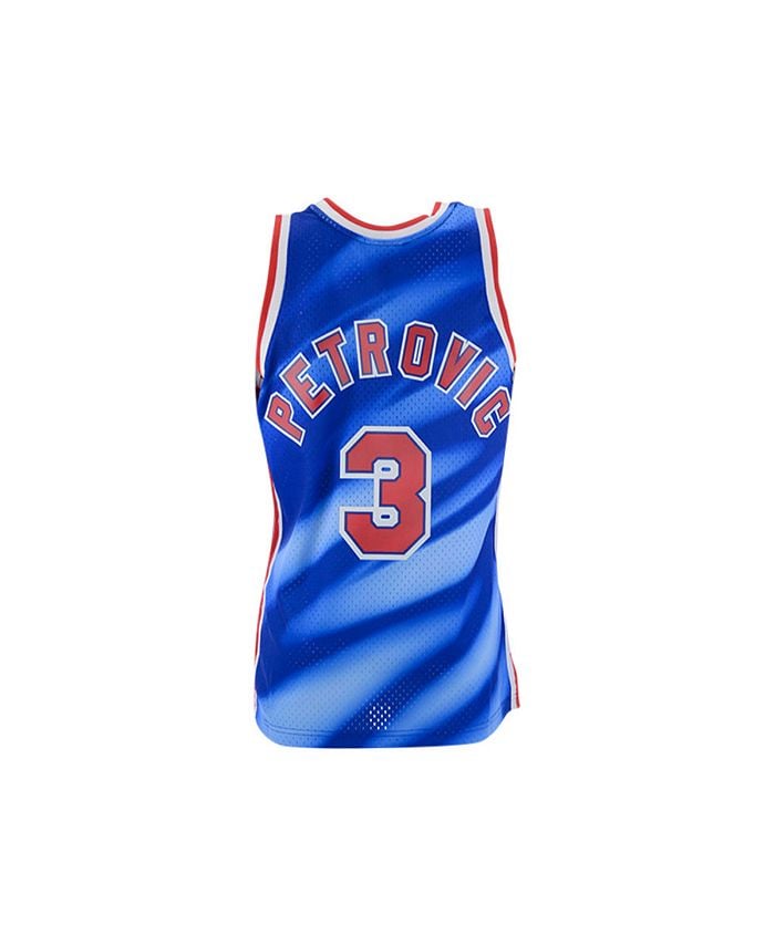 

Мужской трикотаж New Jersey Nets Hardwood Classic Swingman - Drazen Petrovic Mitchell & Ness, синий