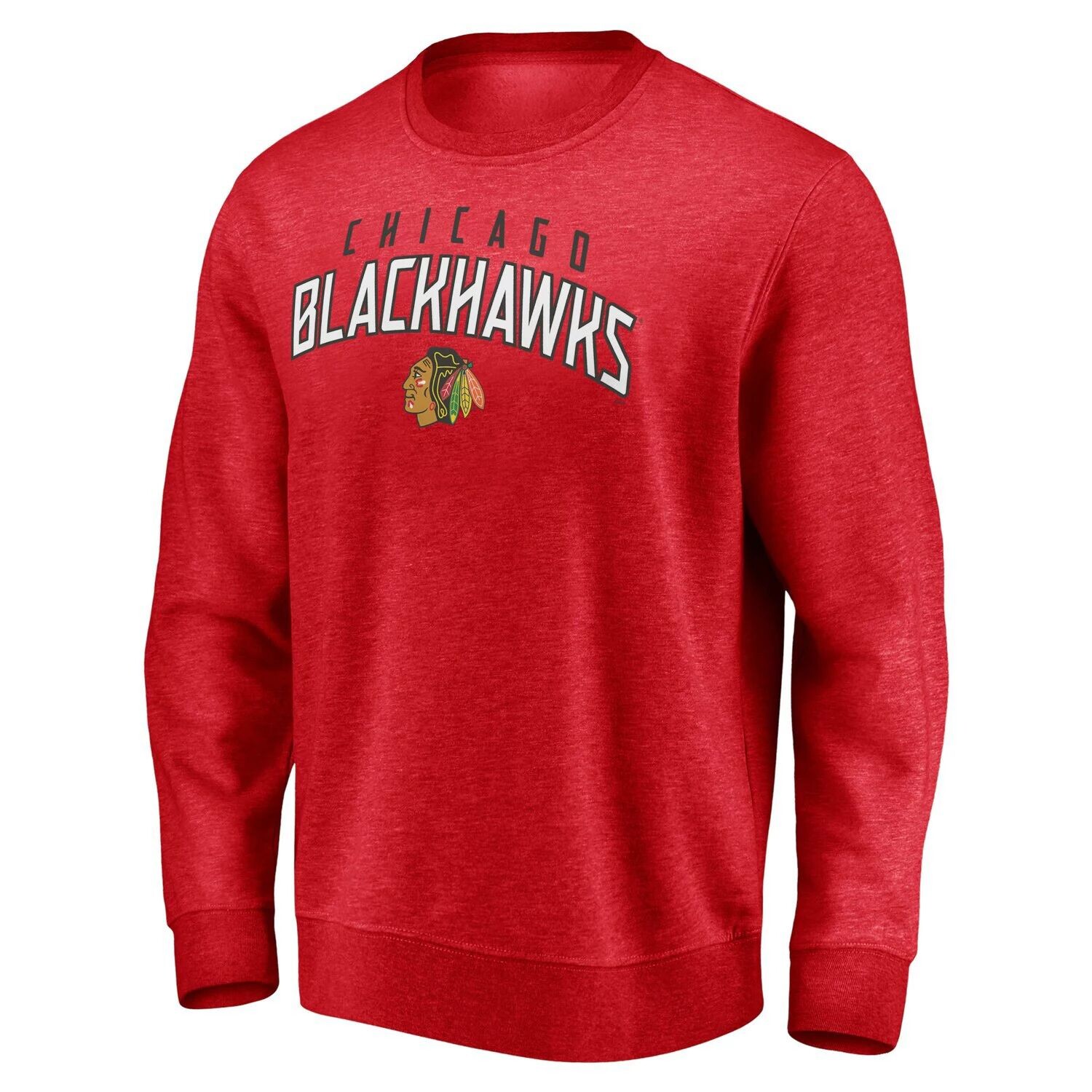 

Мужской красный пуловер с логотипом Fanatics Chicago Blackhawks Gameday Arch