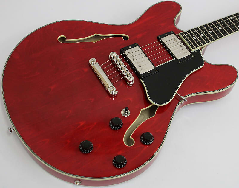 

Электрогитара Eastman T386-RD Semi-Hollowbody Electric Guitar, Red