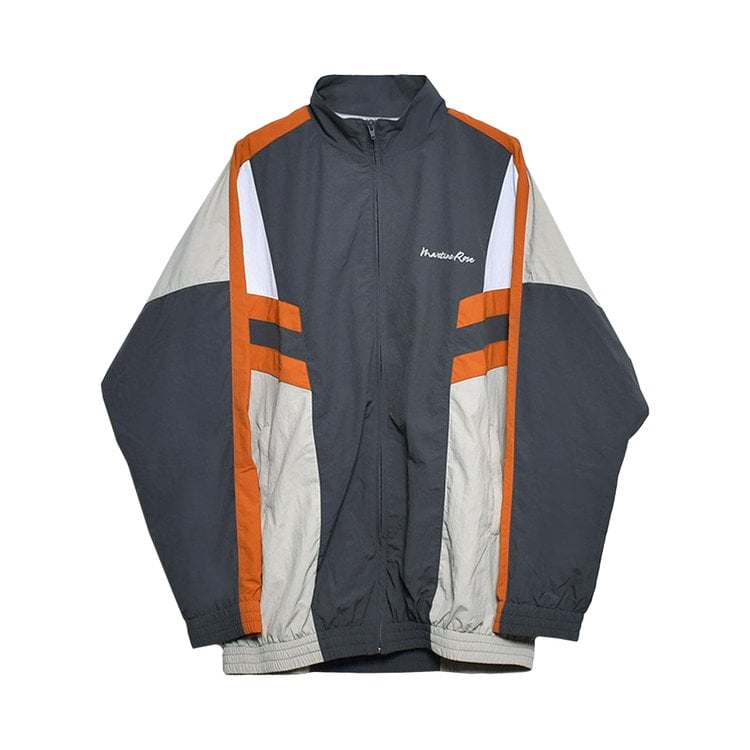 

Куртка Martine Rose Woven Panelled Track Jacket, цвет Grey/Orange/Beige