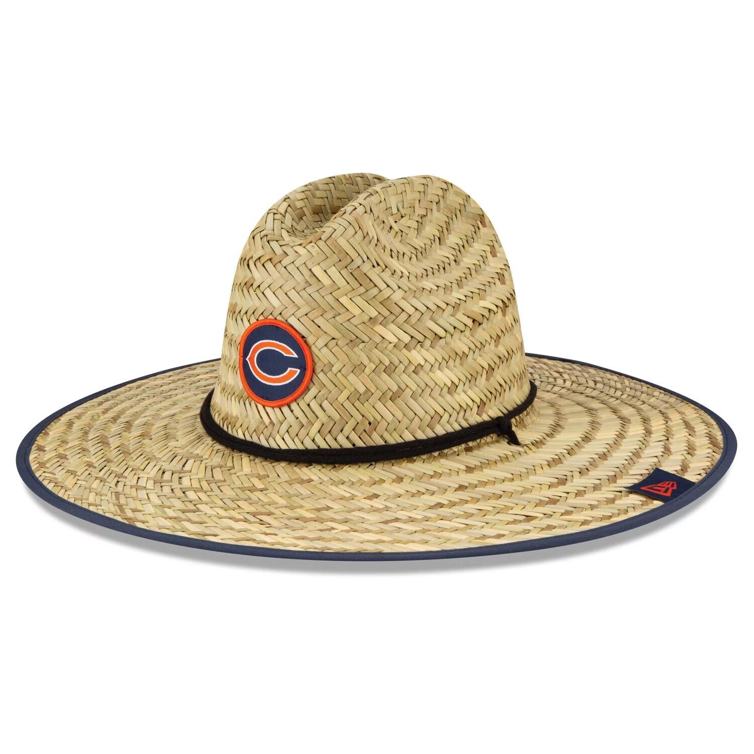 

Мужская официальная соломенная шляпа New Era Natural Chicago Bears 2020, летняя боковая линия НФЛ