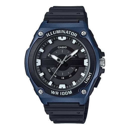 

Часы CASIO Waterproof Mens BlueBlack Analog, черный