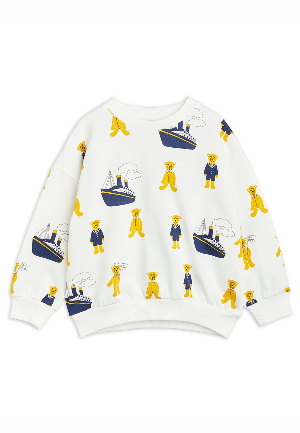 

Толстовка Teddybears Unisex Mini Rodini, белый