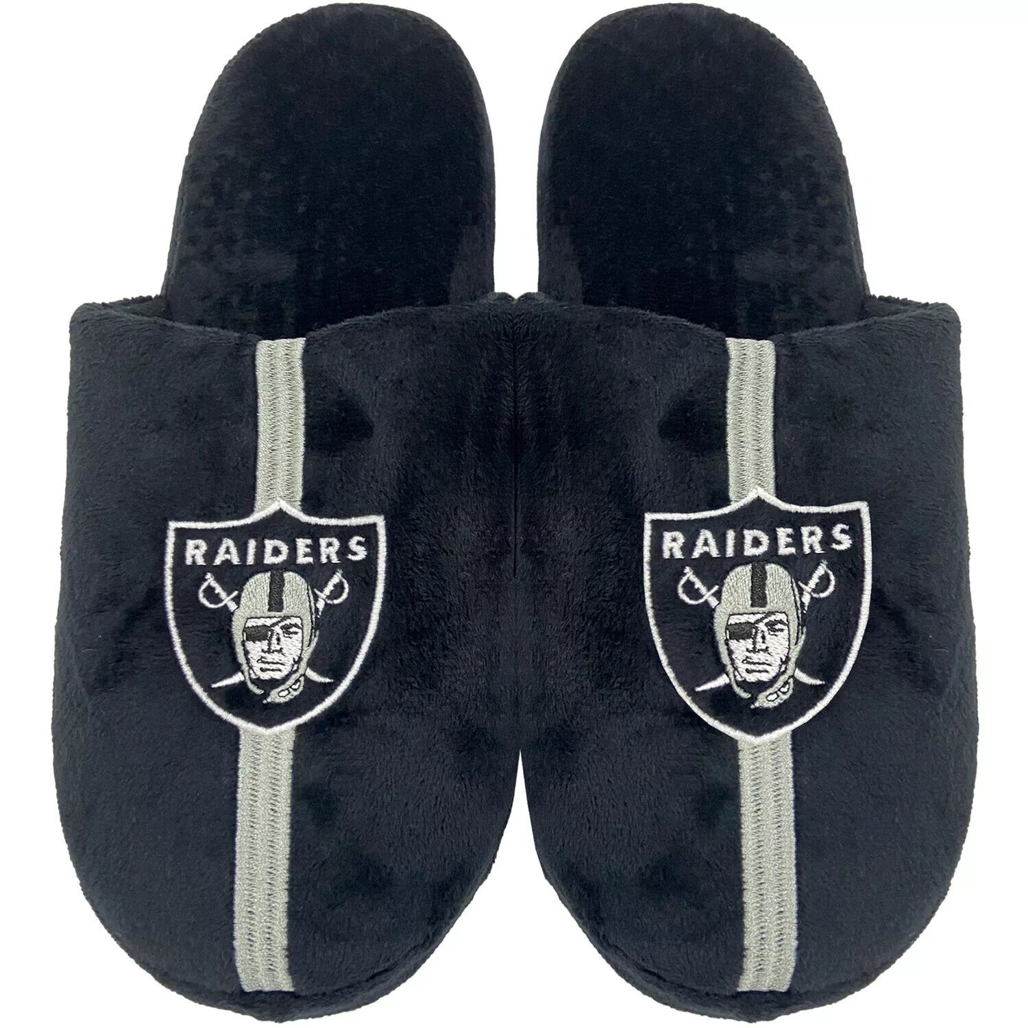 

Молодежные тапочки с полосками FOCO Las Vegas Raiders Team Unbranded