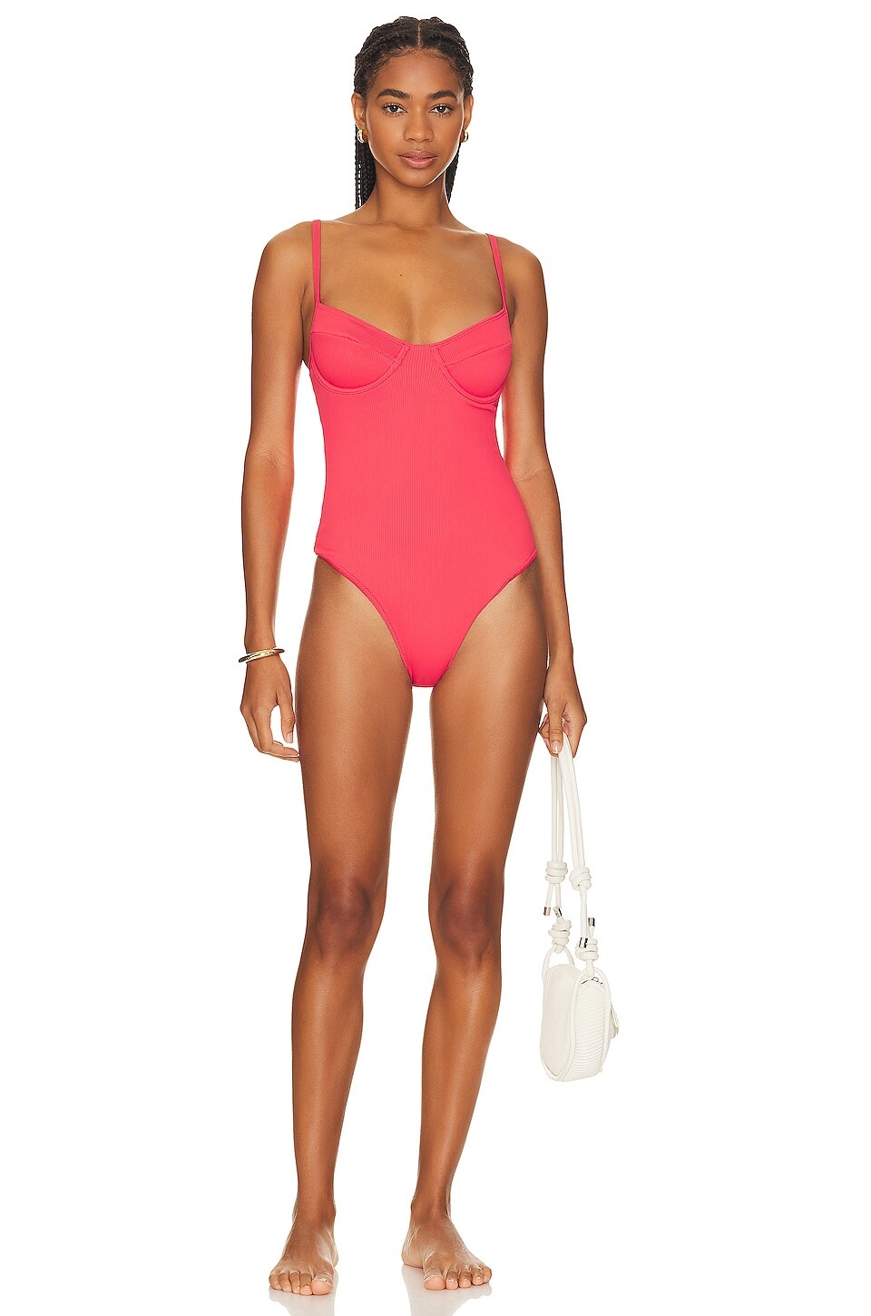 

Купальник Kulani Kinis Underwire Cheeky, цвет Watermelon Ribbed