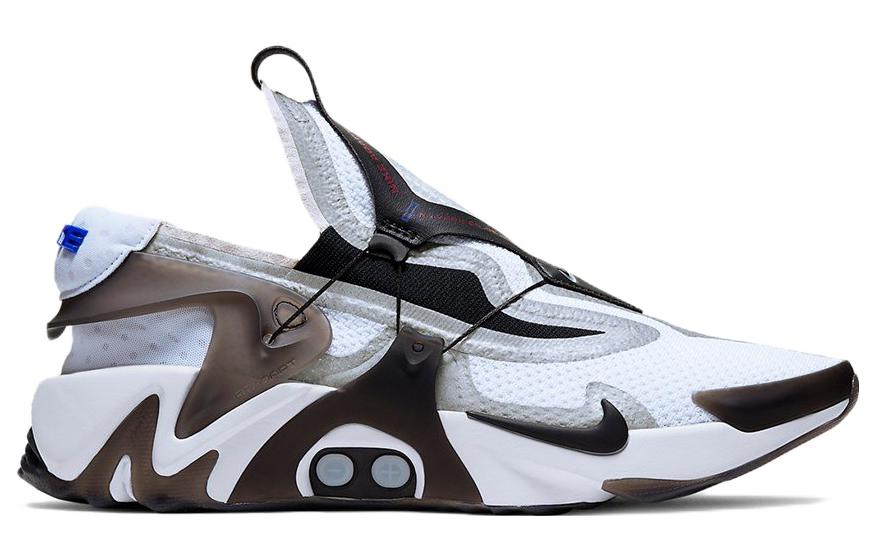 

Кроссовки Nike Adapt Huarache, белый / черный / ярко-малиновый / голубой