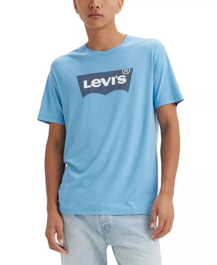 

Мужская футболка с логотипом Levi's, синий