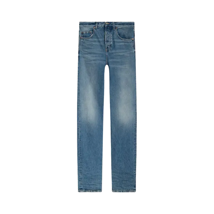 

Джинсы Saint Laurent Long Extreme Baggy 'Medium Blue', синий