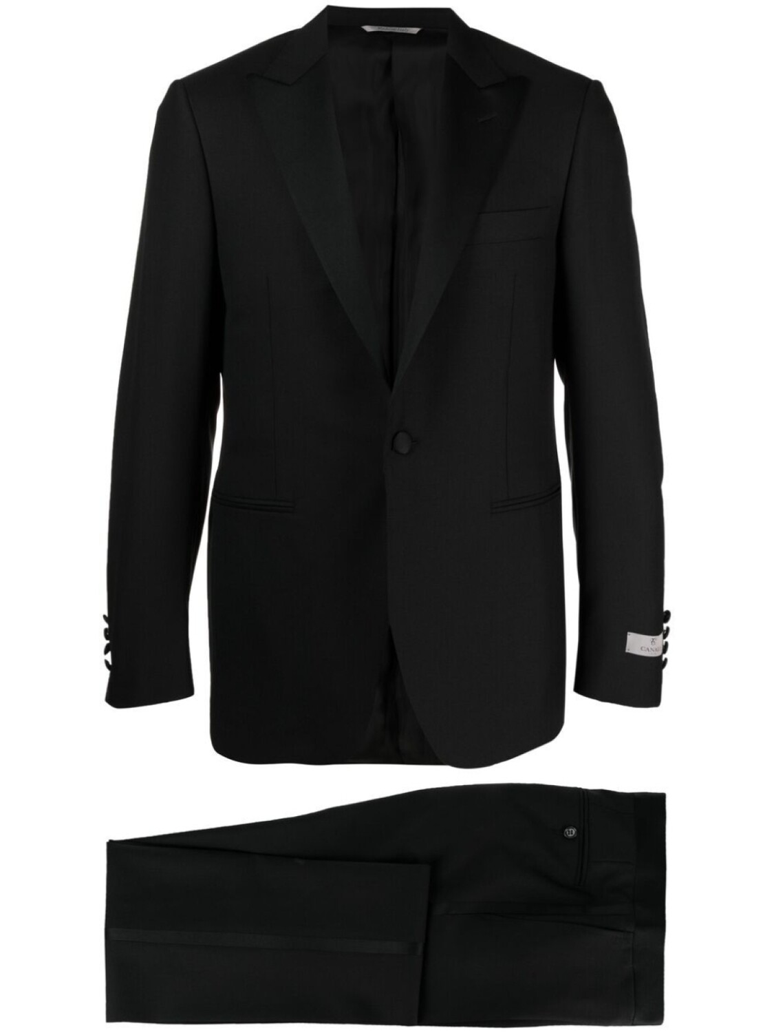 

Canali вечерний костюм-двойка, черный