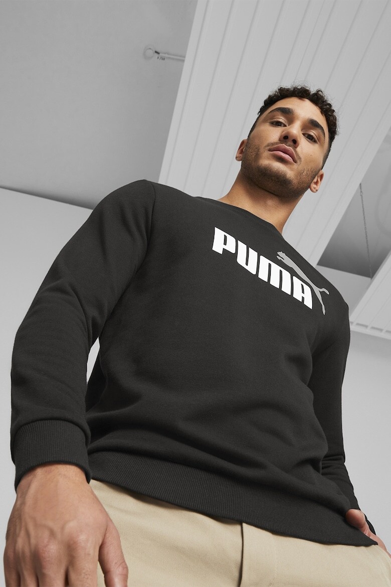 

Толстовка с овальным вырезом и логотипом Puma, черный