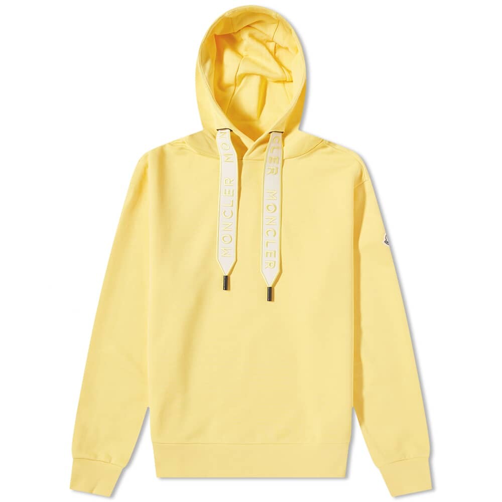 

Толстовка Moncler с логотипом и шнурком Popover, желтый
