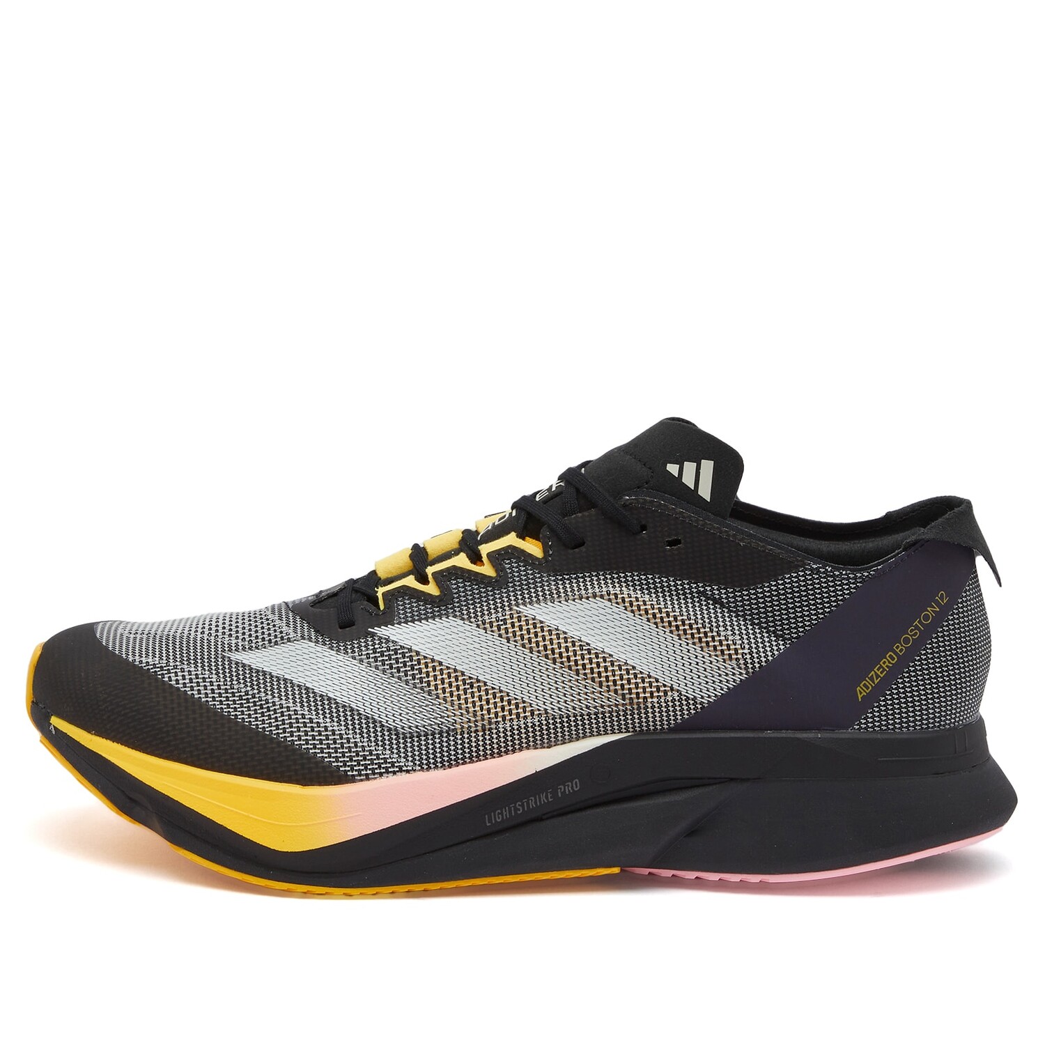 

Кроссовки Adidas Adizero Boston 12 M, цвет Core Black, Zero Met & Spark