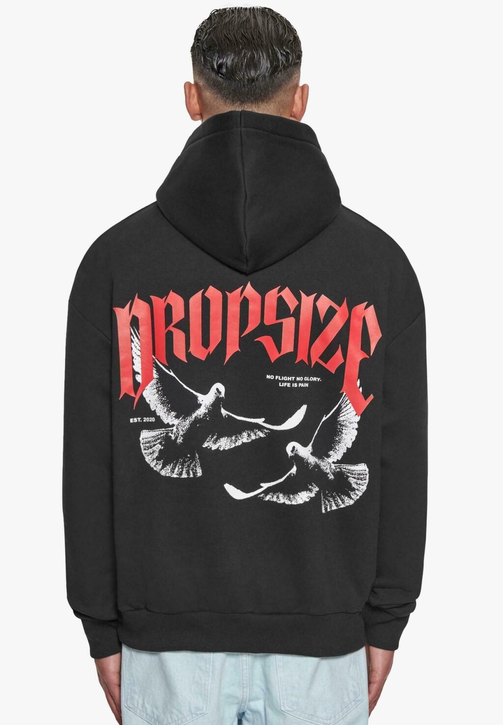 

Толстовка HEAVY NO FIT NO GLORY Dropsize, цвет black