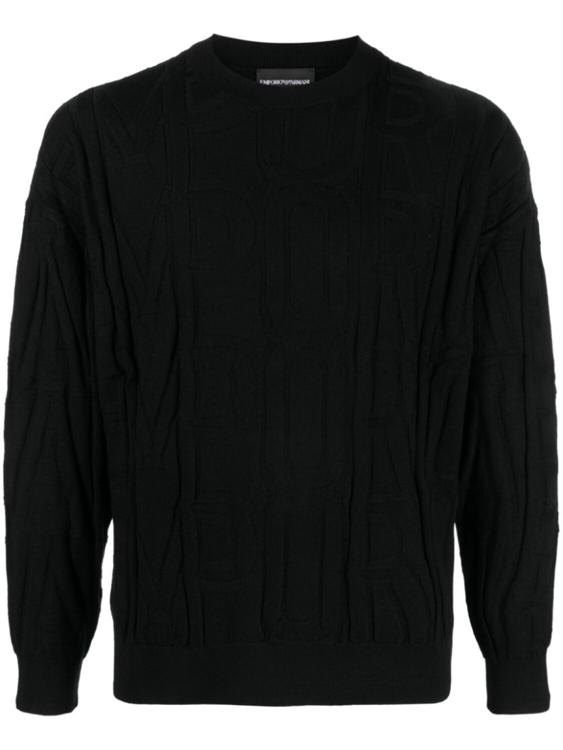 

Emporio Armani джемпер с логотипом, черный