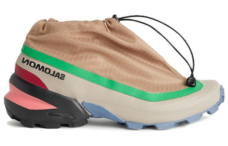 

Кроссовки Salomon Cross Low Drawstring MM6, kelp / vintage khaki / bright green