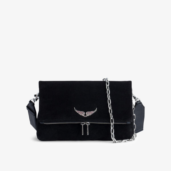 

Замшевая сумка через плечо Rocky Zadig&Voltaire, цвет noir