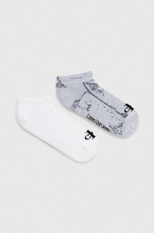 

Носки , 2 пары Calvin Klein, серый