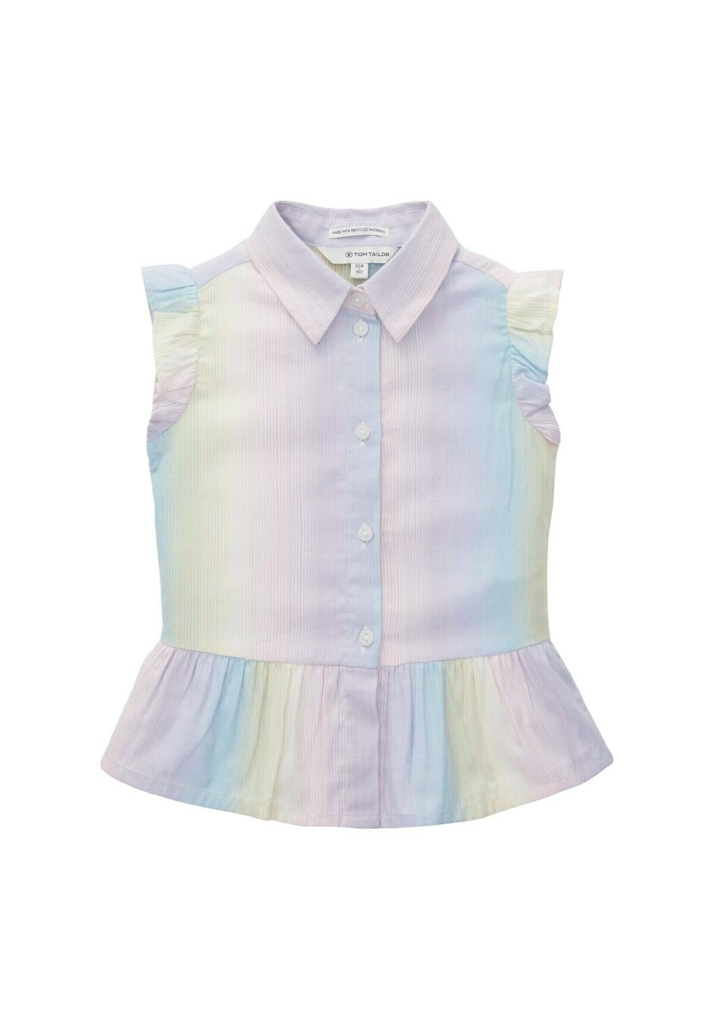 

Блузка-рубашка TOM TAILOR, цвет multicolor vertical stripe