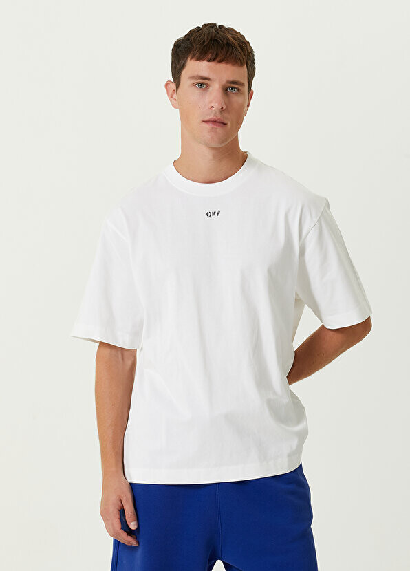 

Белая футболка с логотипом Off-White