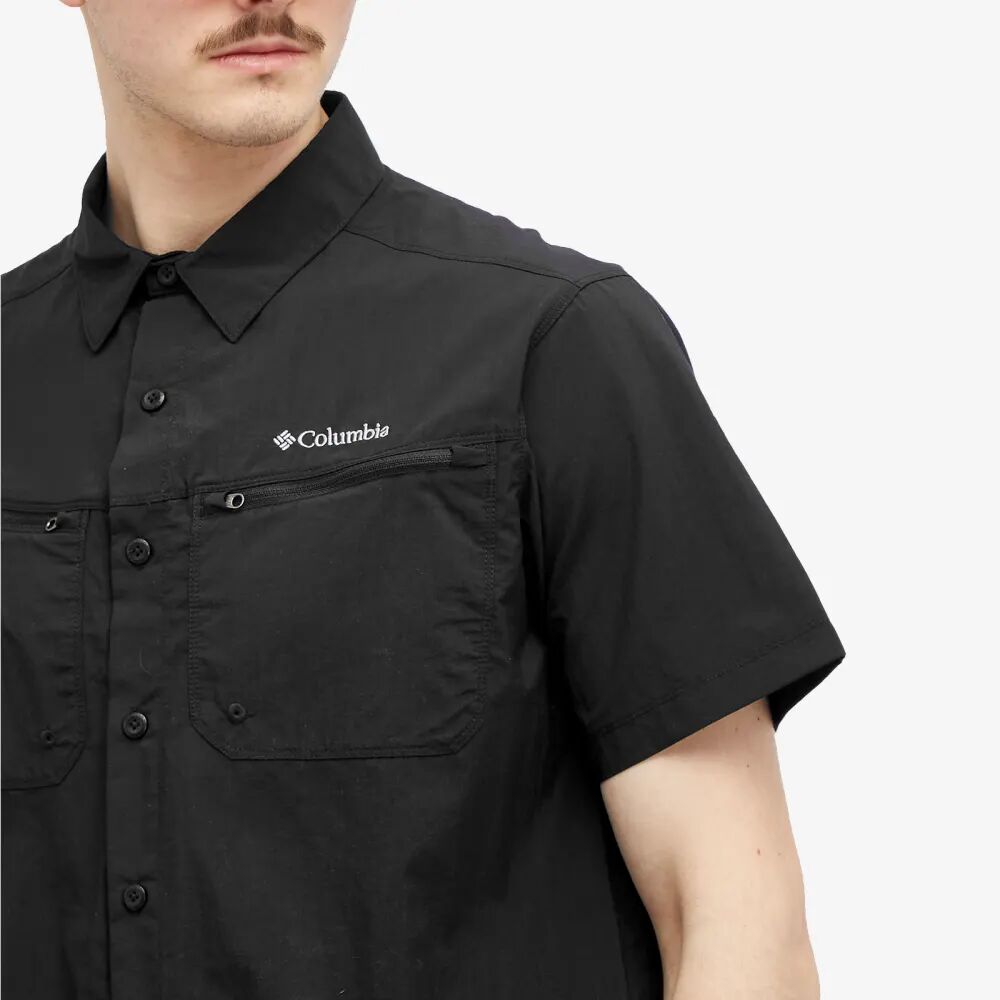 Columbia Рубашка с коротким рукавом для улицы Mountaindale, черный