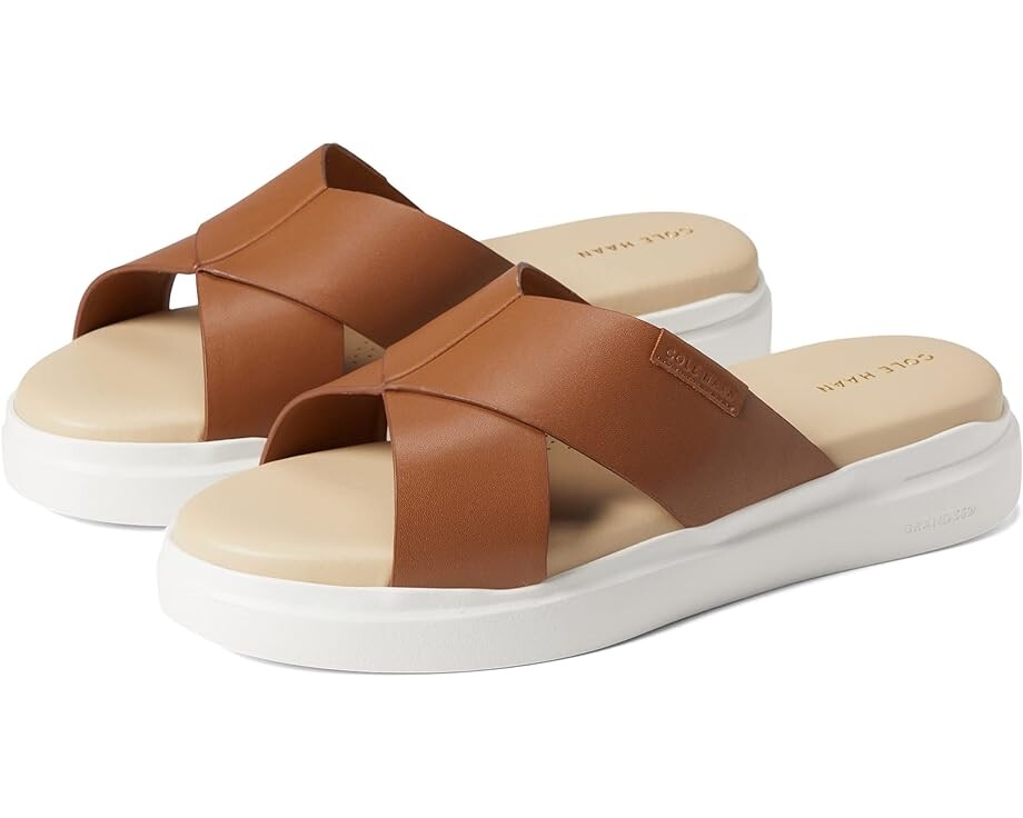 

Сандалии Cole Haan Grandpro Rally Crisscross Slide Sandal, цвет Honey
