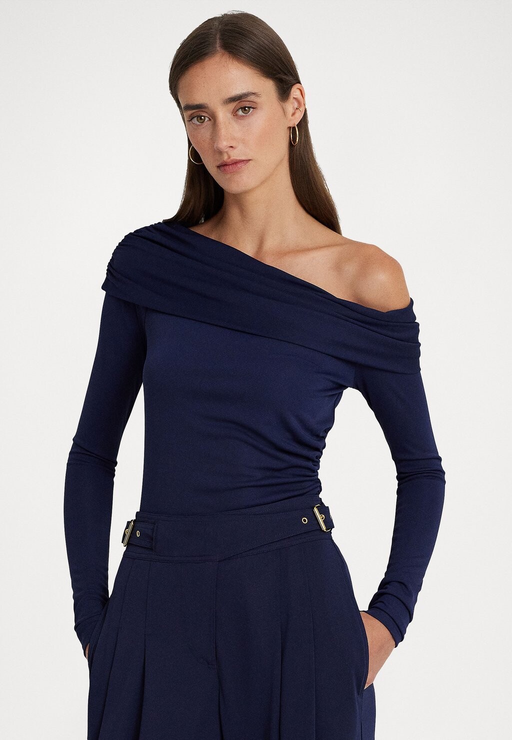 

Блузка Lauren Ralph Lauren RADRIANA LONG SLEEVE, цвет refined navy
