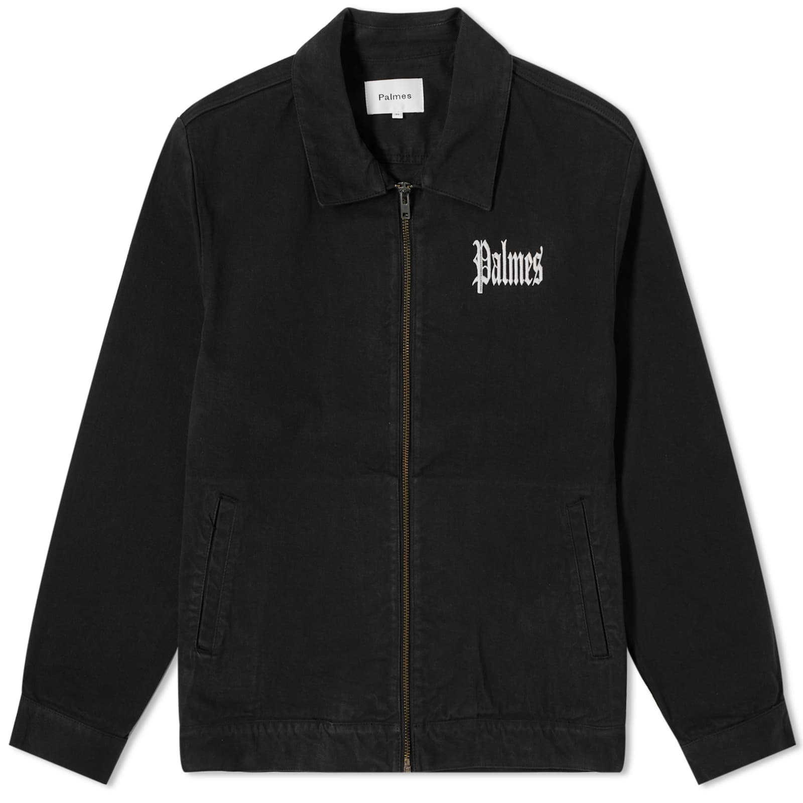 Куртка Palmes Olde Zip, цвет Black & Off-White