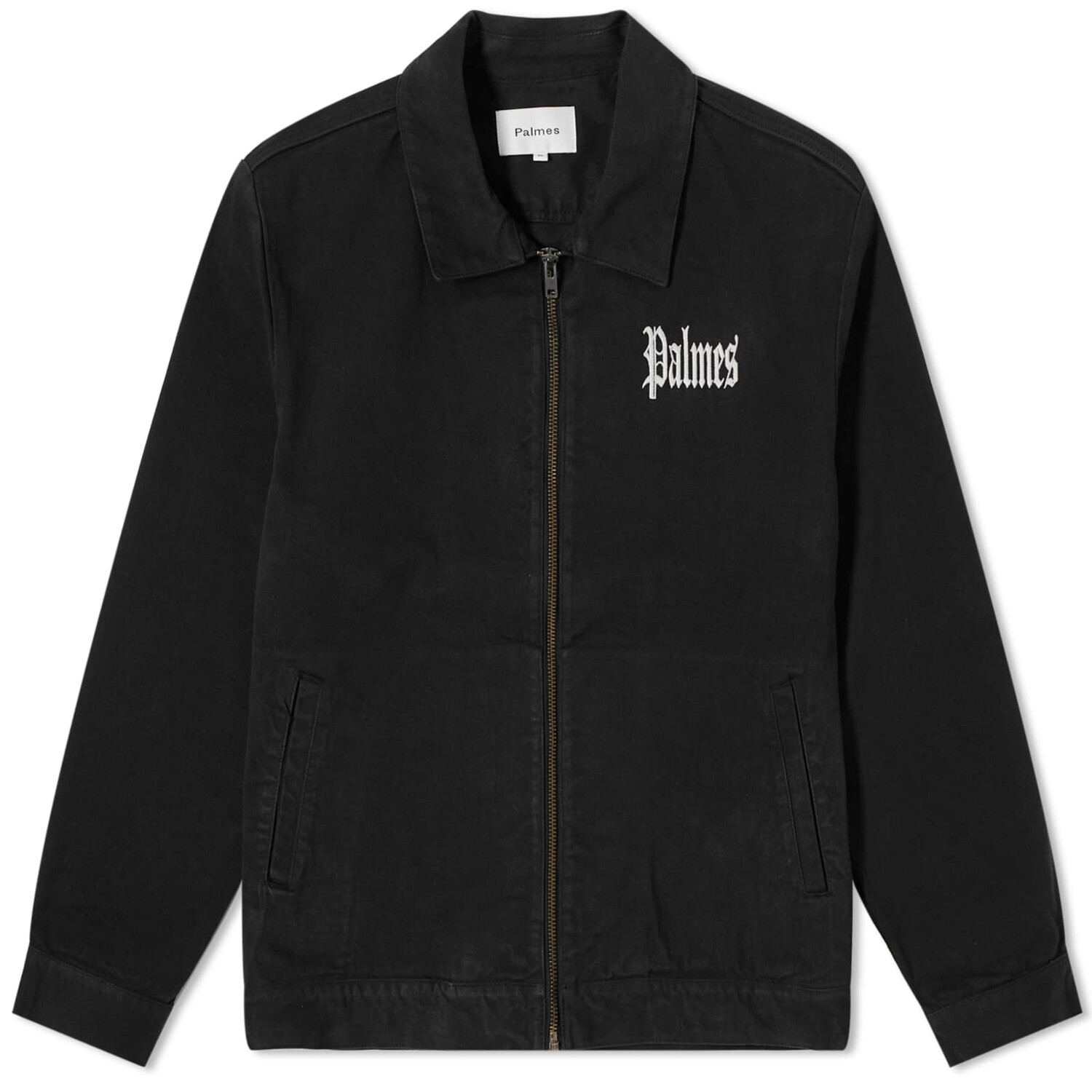 

Куртка Palmes Olde Zip, цвет Black & Off-White