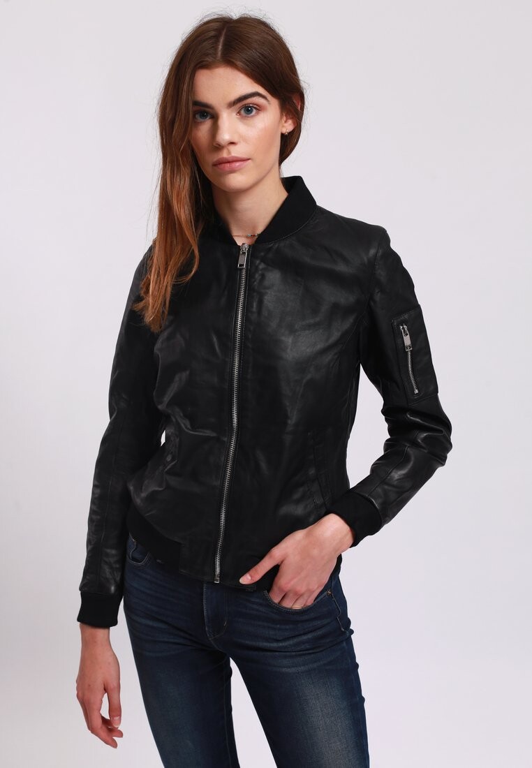 

Кожаная куртка Lee Cooper, черный