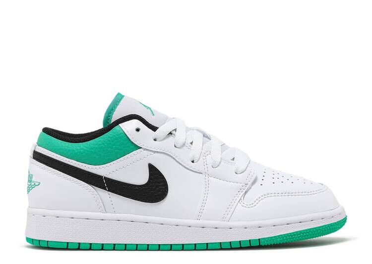 

Кроссовки AIR JORDAN 1 LOW GS 'WHITE LUCKY GREEN', белый